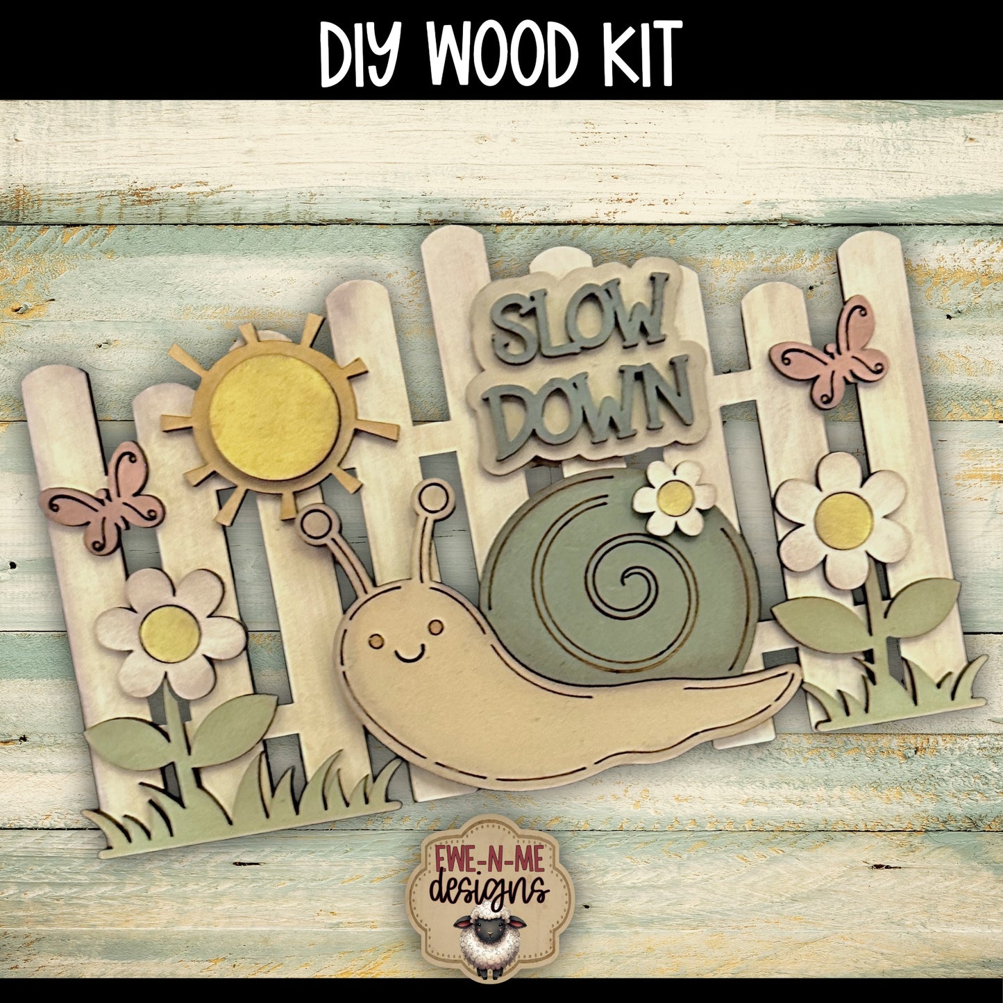 Slow Down Snail Fence | DIY WOOD KIT