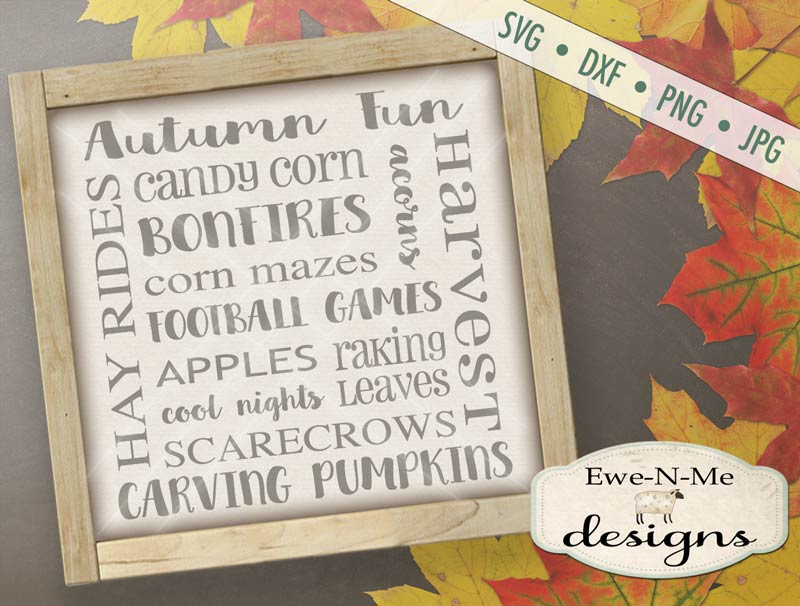 Autumn Fun Subway - SVG