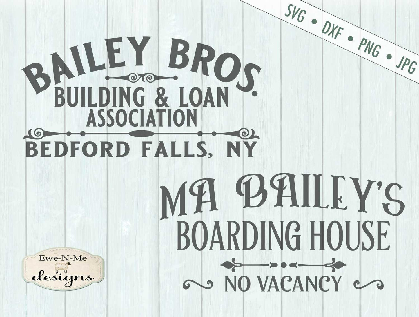 Bailey Bros Building Loan - Ma Baileys Boarding House - SVG
