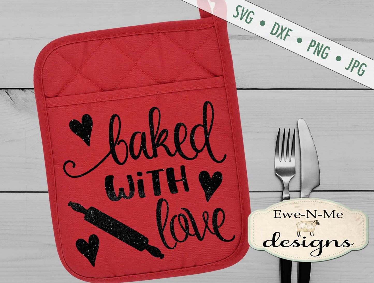 Valentine Pot Holder Bundle - SVG