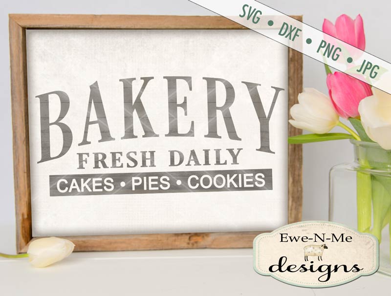 Bakery - Cakes Pies and Cookies - SVG