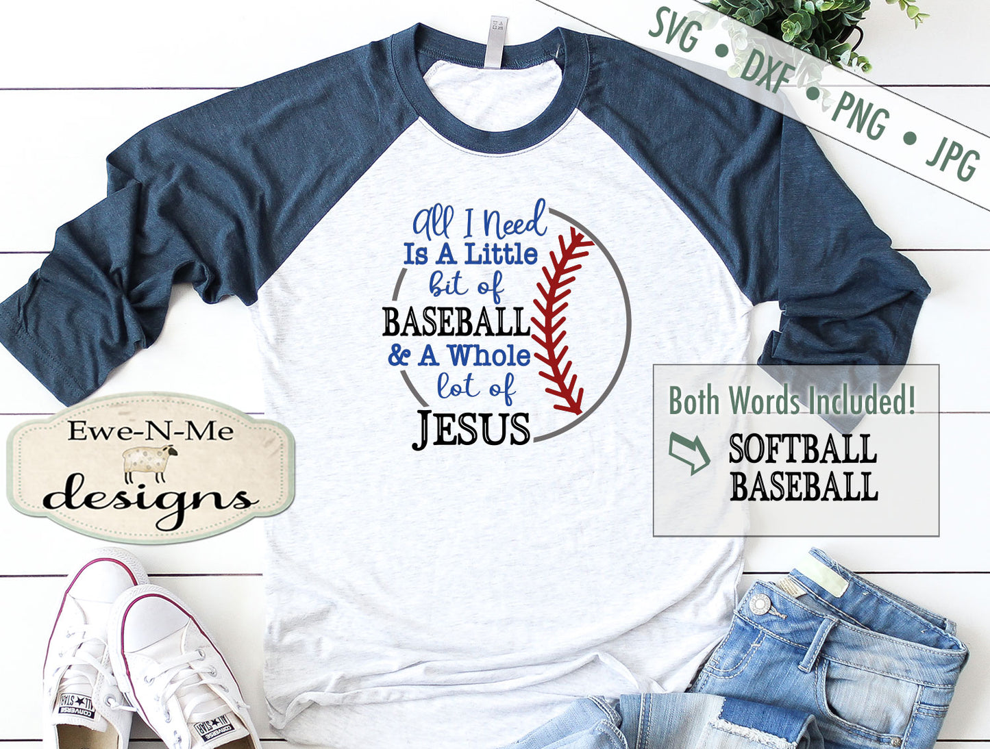 Baseball Softball Cutting File Bundle Pack - SVG
