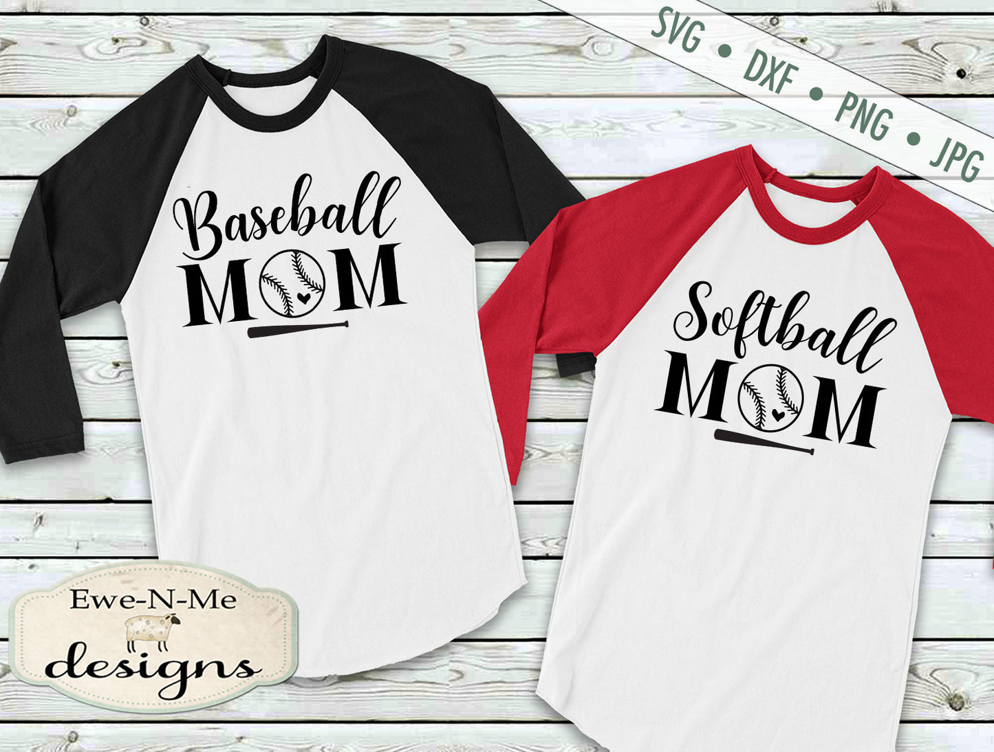 Baseball Softball Cutting File Bundle Pack - SVG