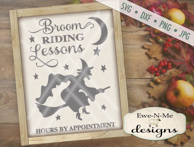 Broom Riding Lessons - SVG