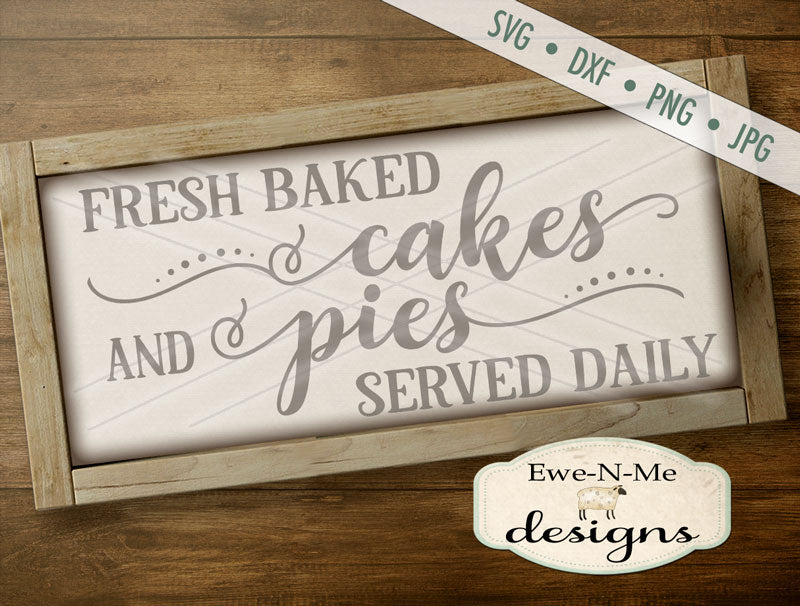 Cakes and Pies - SVG