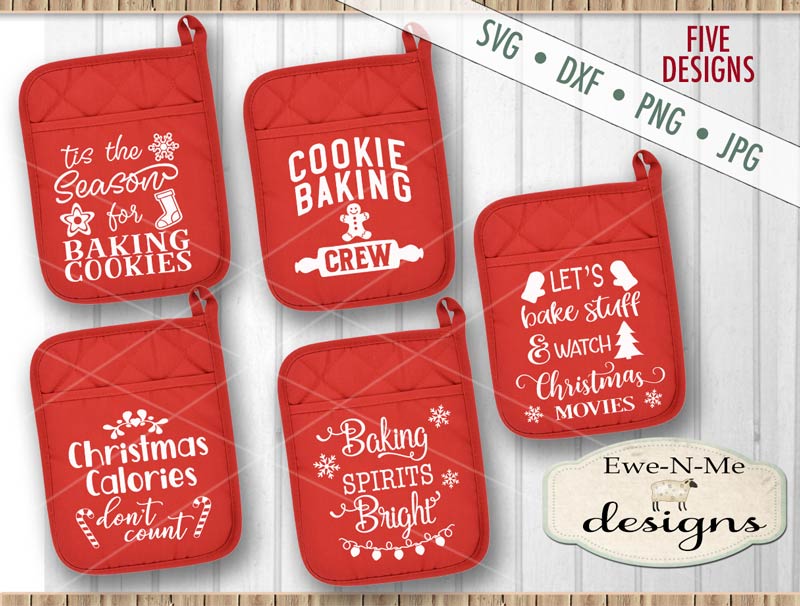 Christmas Pot Holder Bundle - SVG