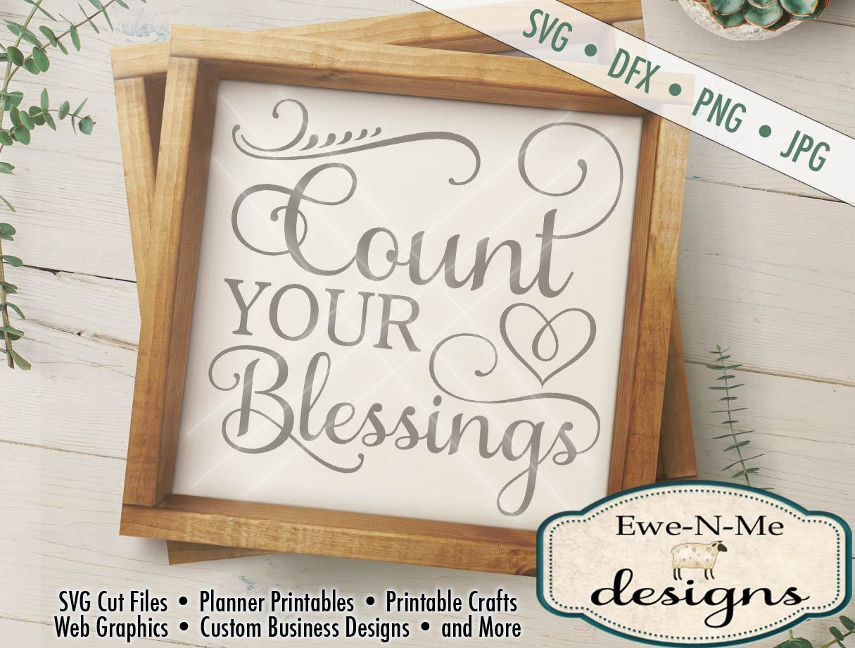Count Your Blessings - SVG