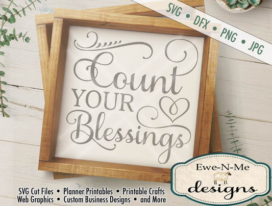 Count Your Blessings - SVG