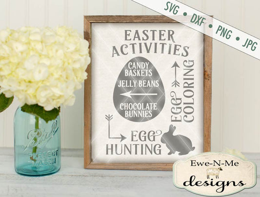 Easter Activities - SVG