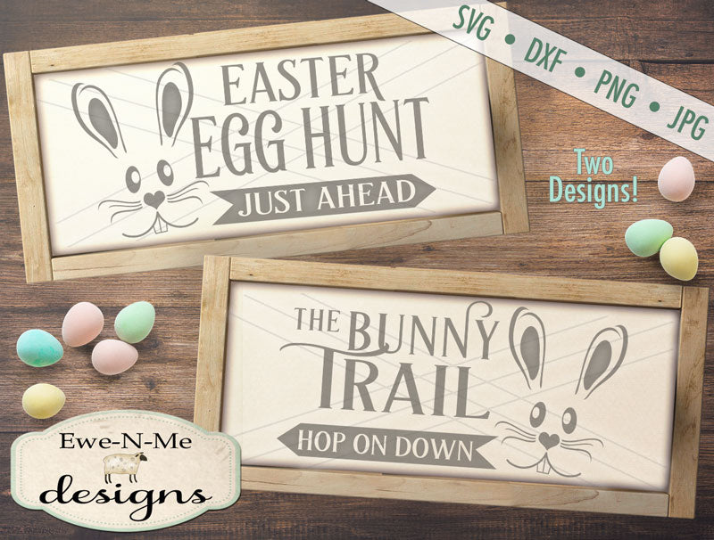 Egg Hunt, Bunny Trail - SVG