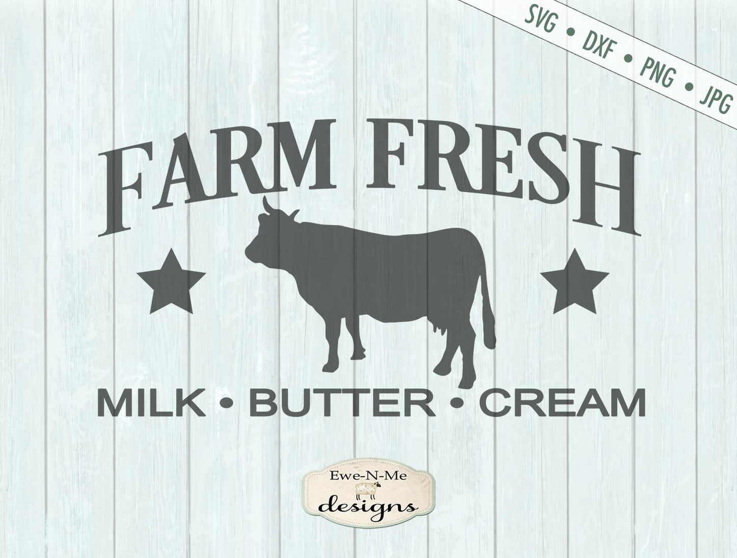 Farm Fresh Butter Milk Cream - SVG