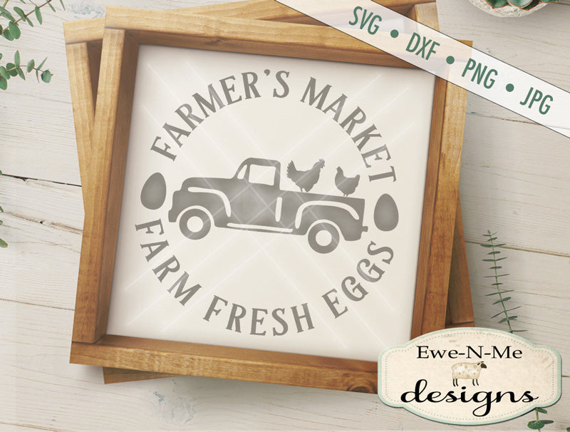Farmers Market- Fresh Eggs - SVG