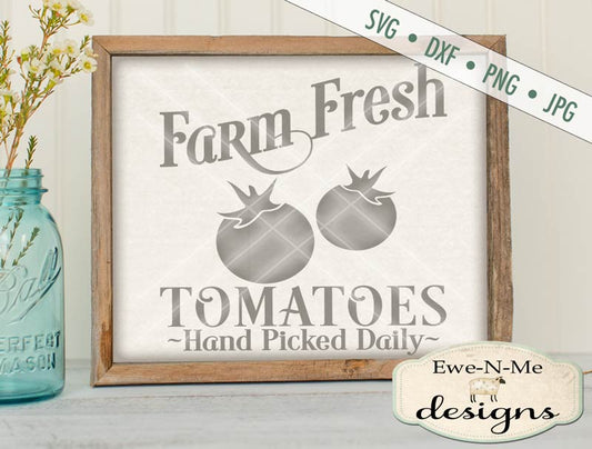 Farm Fresh Tomatoes - SVG