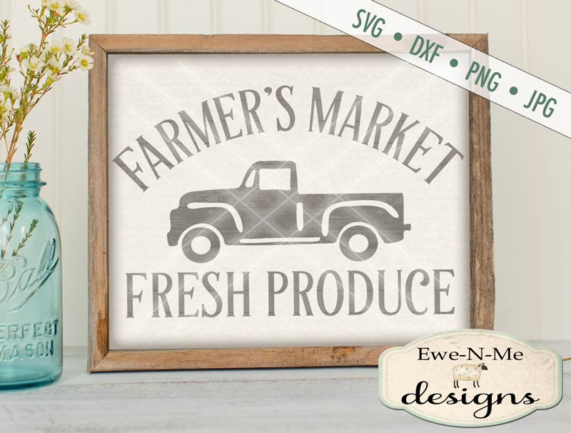 Farmers Market Truck - SVG