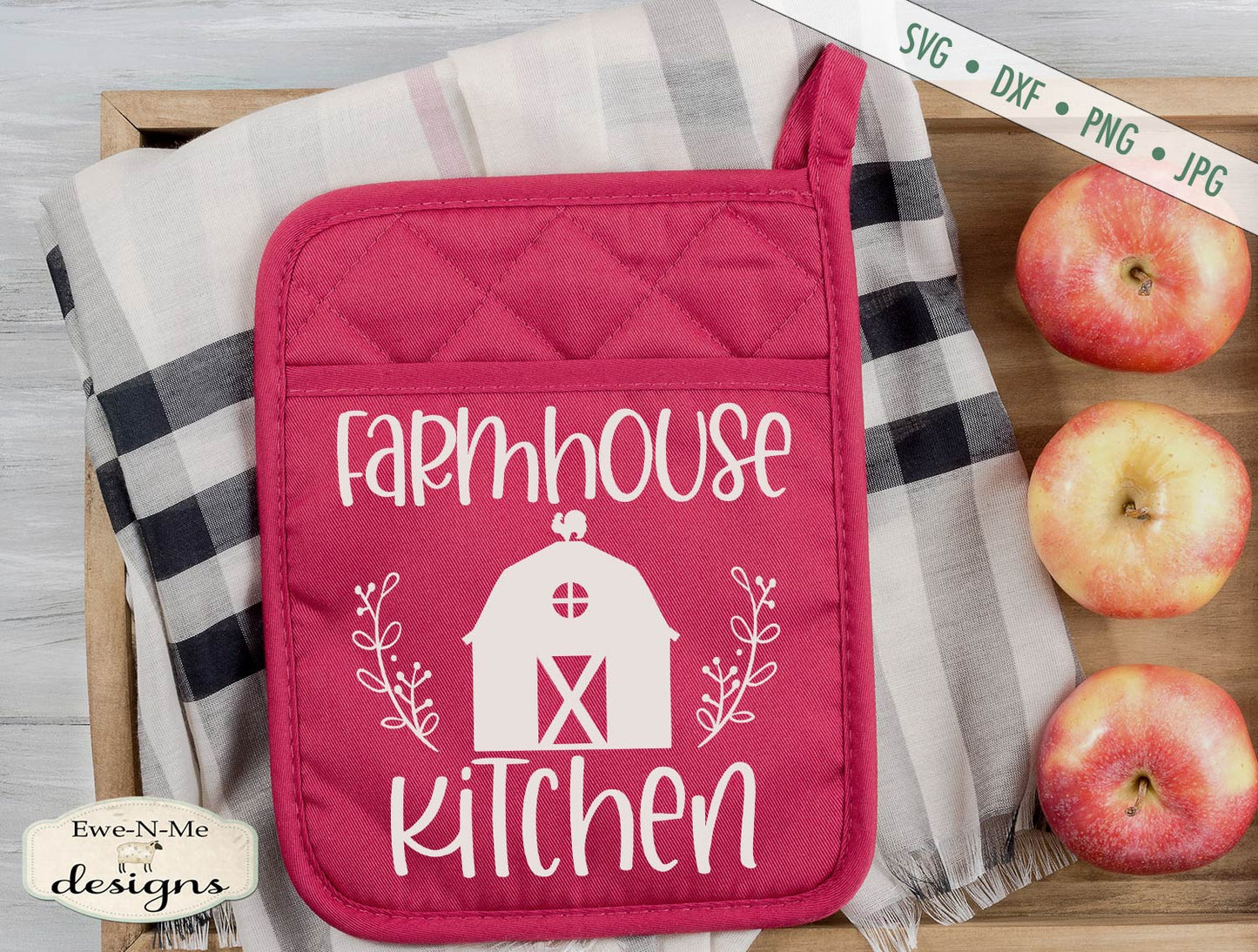 Farmhouse Potholder Bundle - SVG