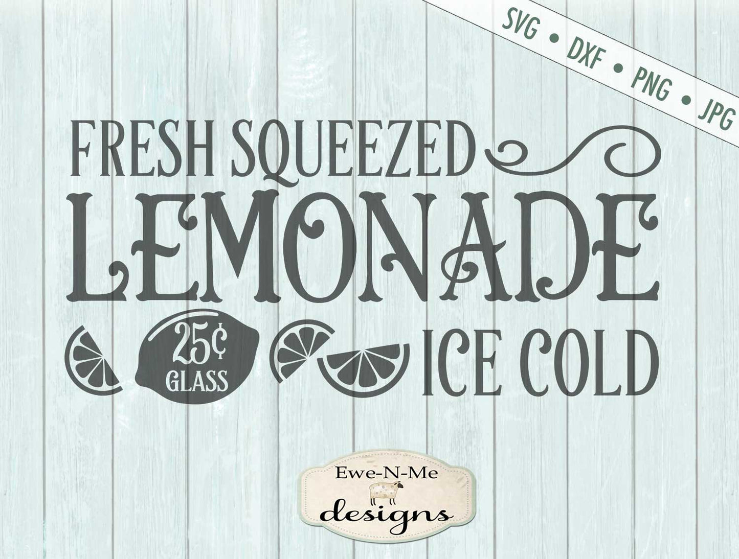 Fresh Squeezed Lemonade - SVG