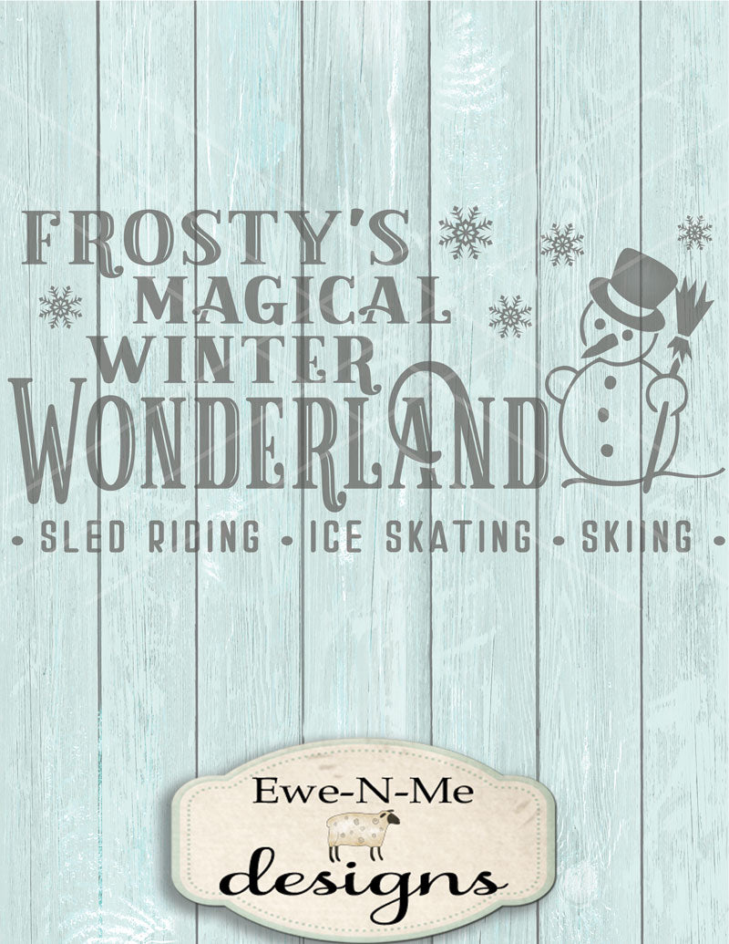 Frostys Winter Wonderland - SVG
