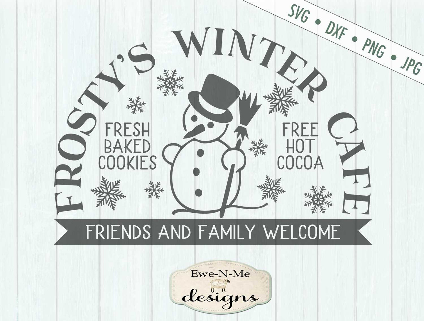 Frosty's Winter Cafe - SVG