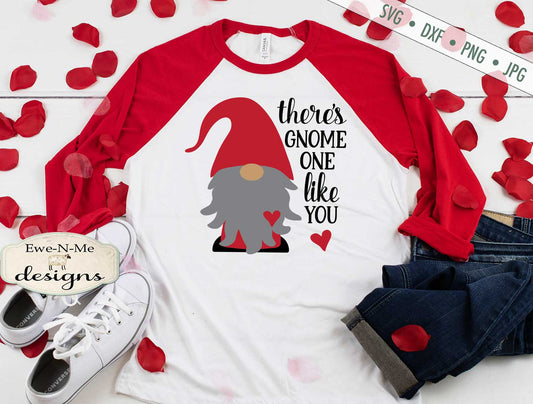 Valentine Gnome - Gnome One Like You - SVG