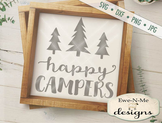 Happy Campers Trees - SVG