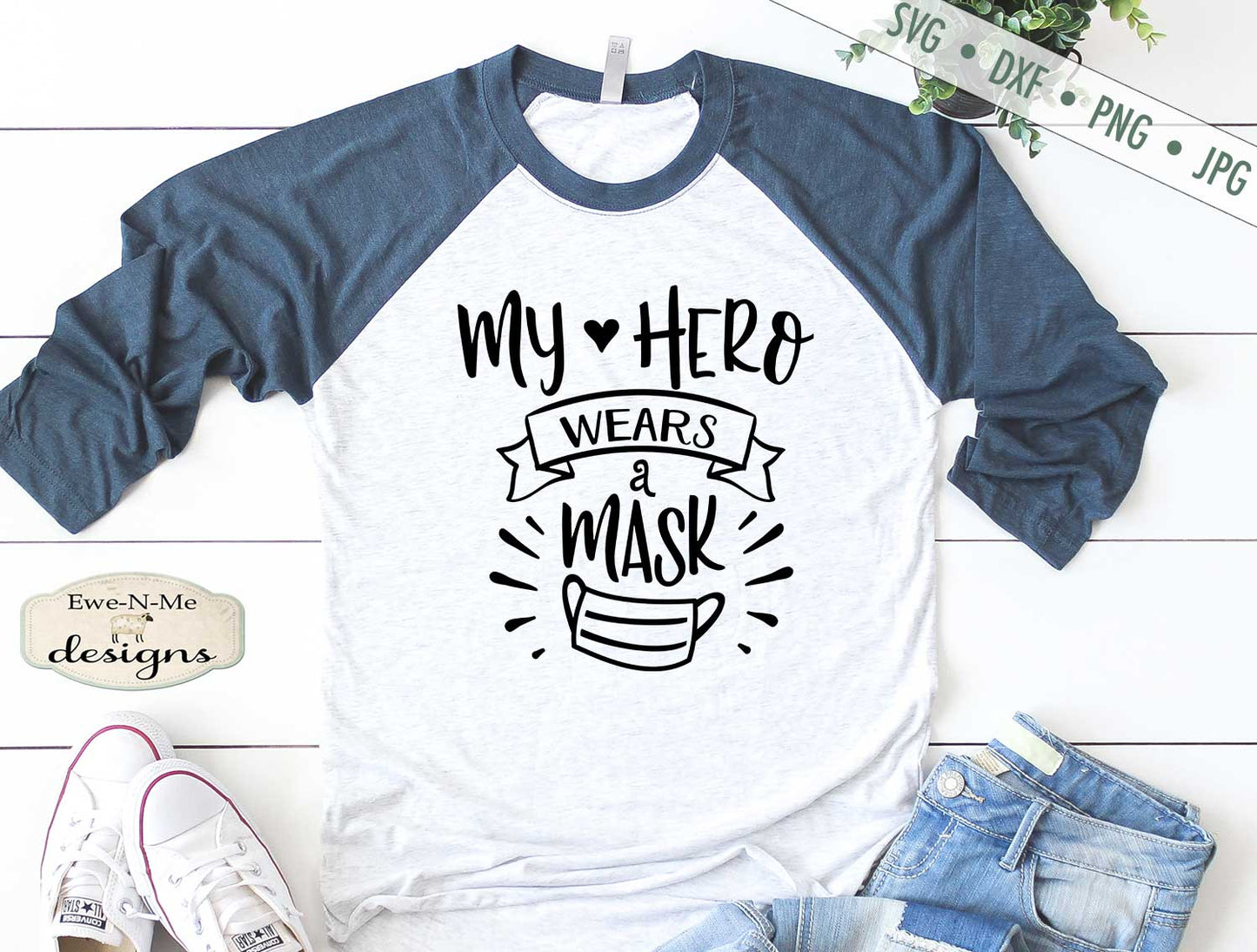 My Hero Wears A Mask - Healthcare Worker - SVG