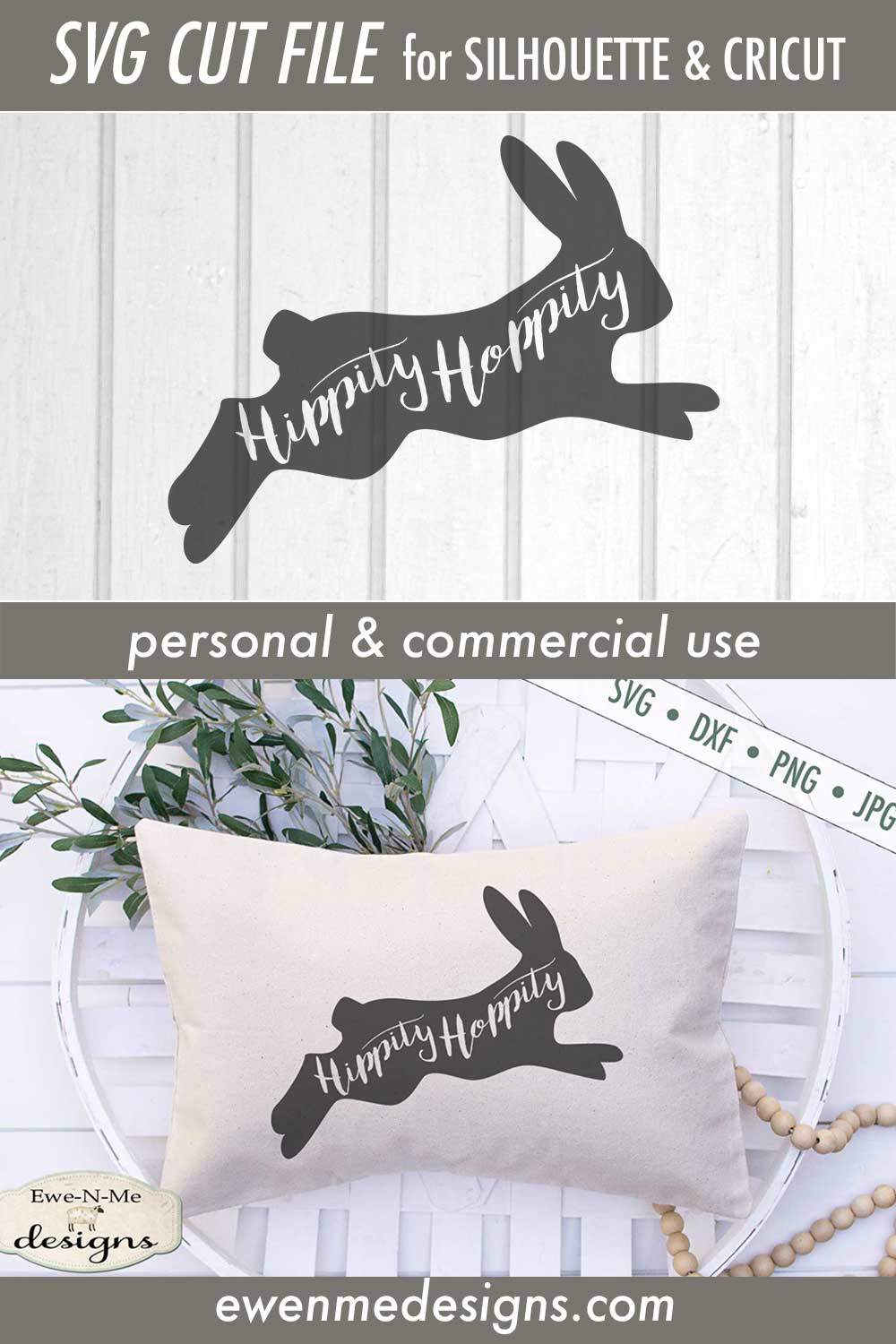 Hippity Hoppity Bunny - SVG