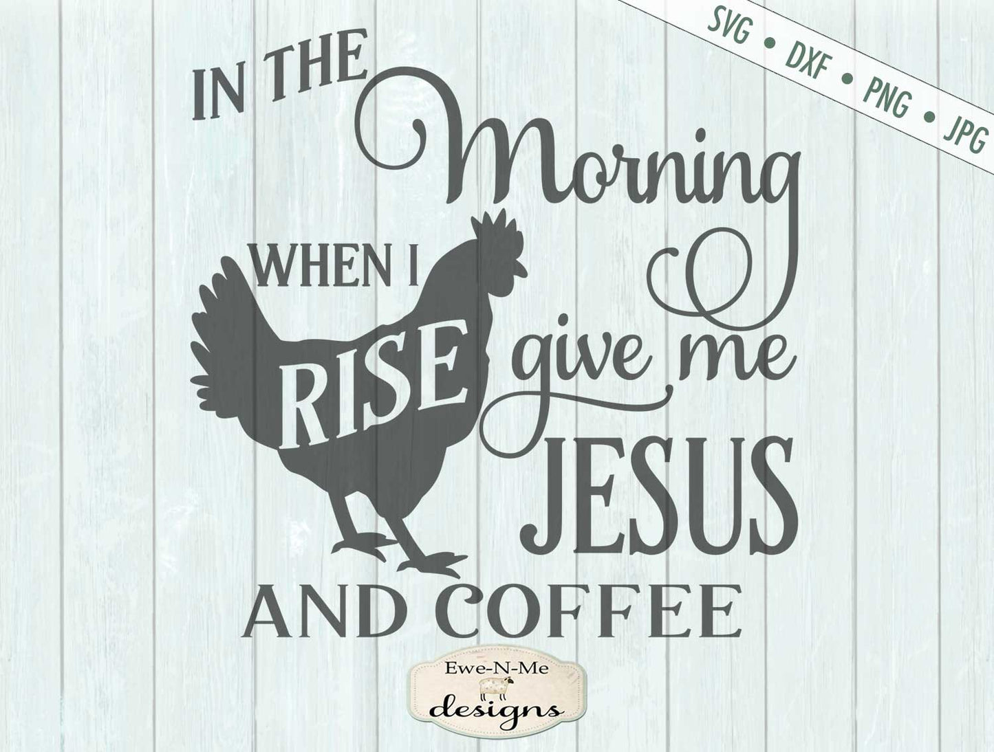 Jesus and Coffee - SVG