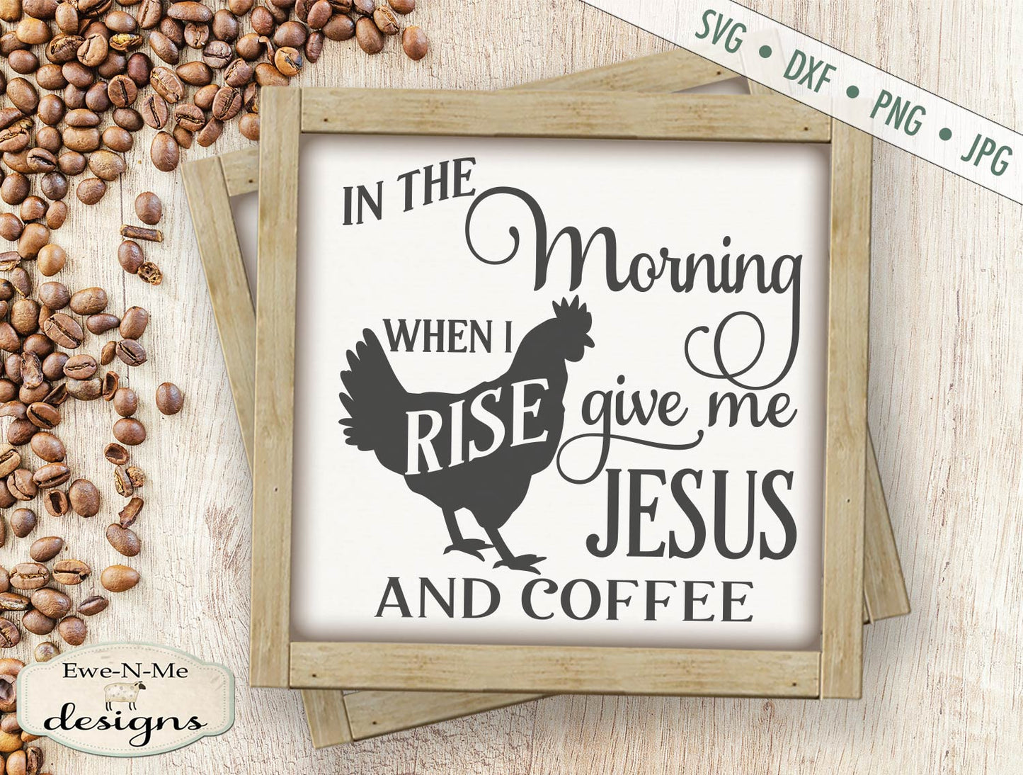 Jesus and Coffee - SVG