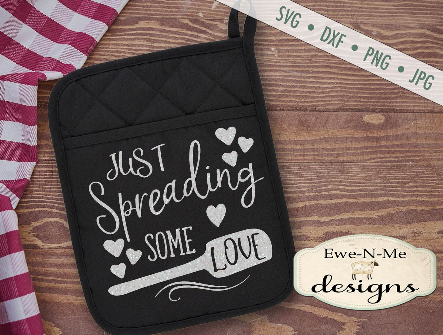 Valentine Pot Holder Bundle - SVG