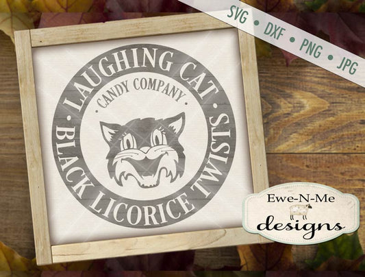 Laughing Cat Licorice - SVG