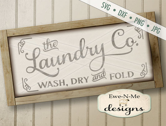 The Laundry Co Wash Dry Fold - SVG