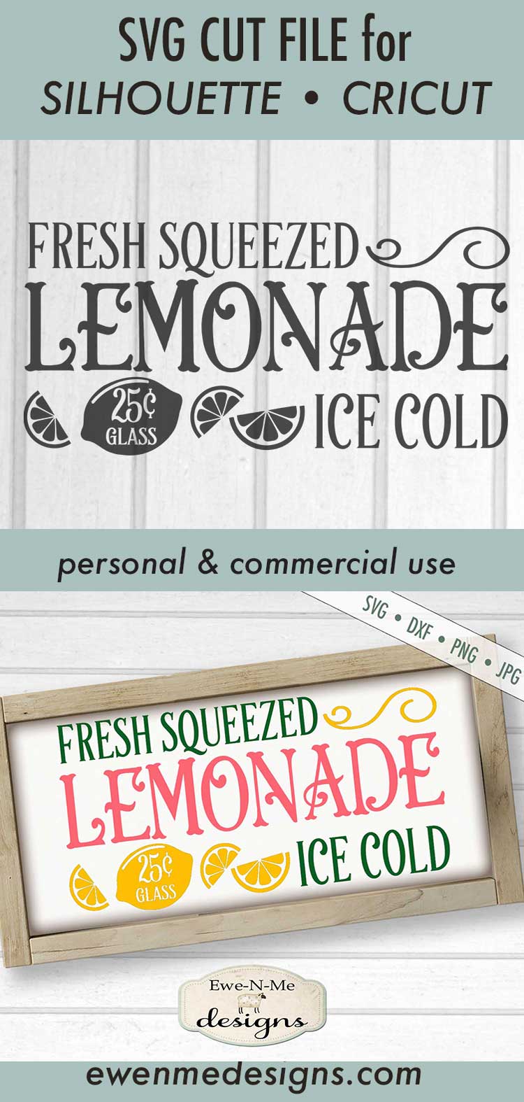Fresh Squeezed Lemonade - SVG