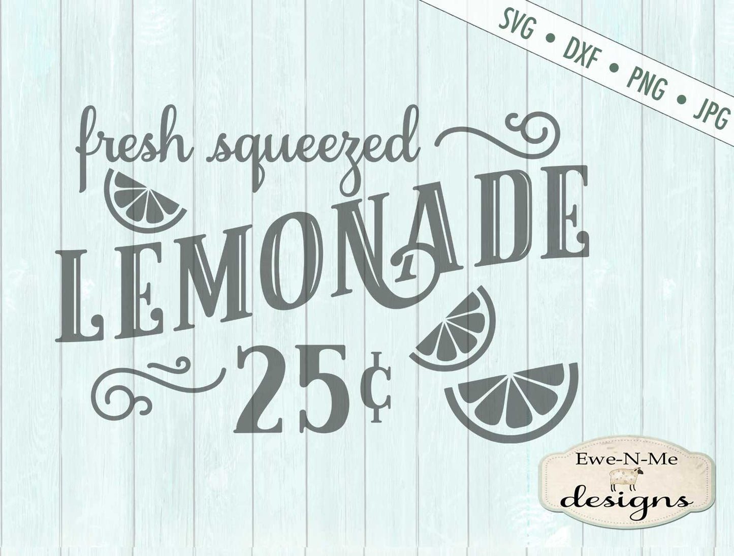 Fresh Squeezed Lemonade - SVG