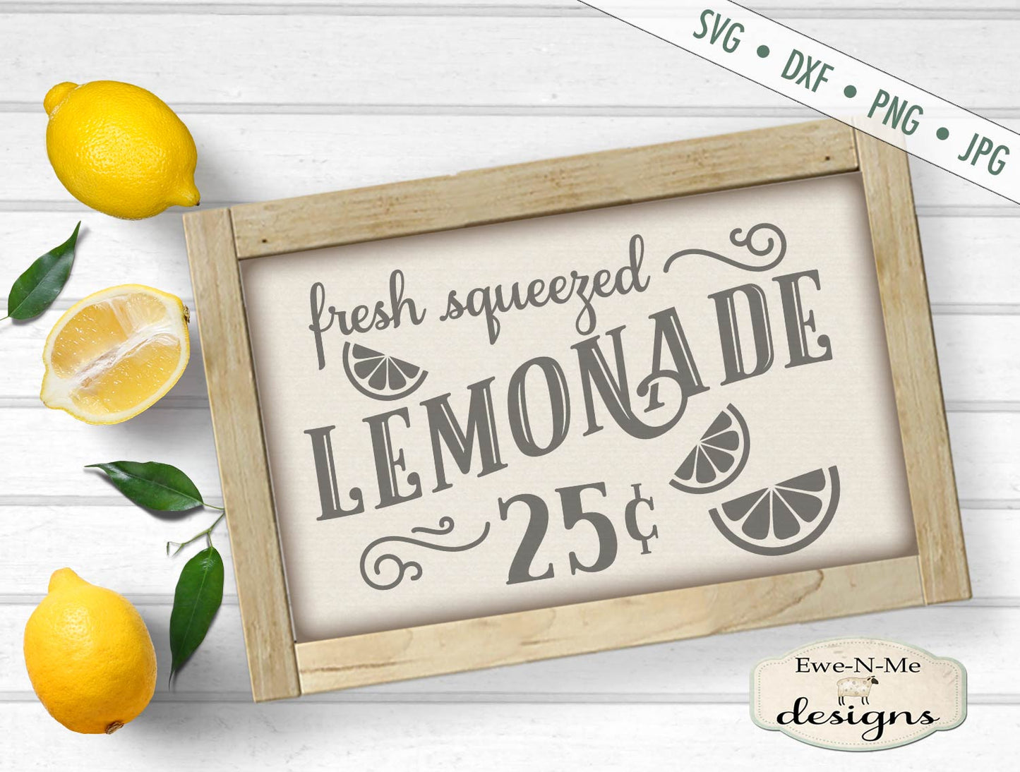 Fresh Squeezed Lemonade - SVG
