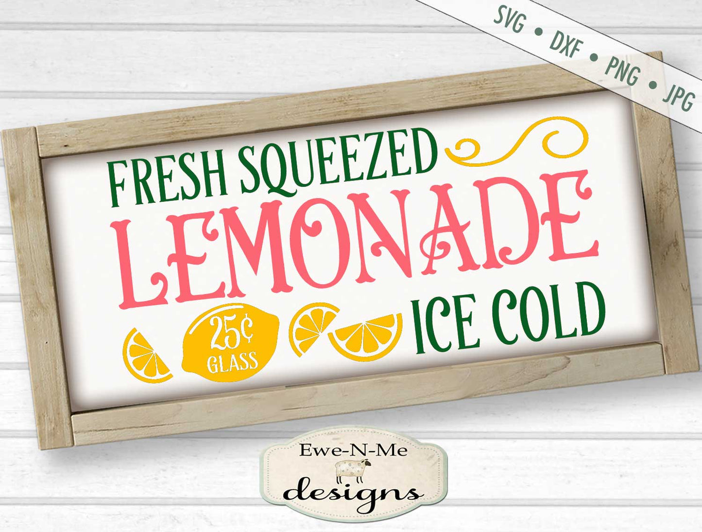 Fresh Squeezed Lemonade - SVG
