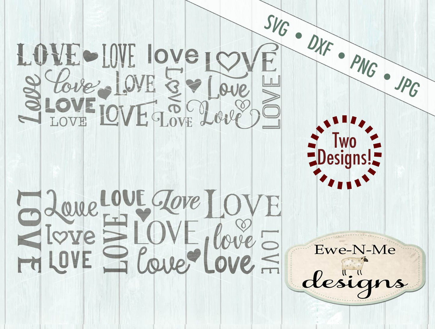 Love Horizontal Subway - SVG