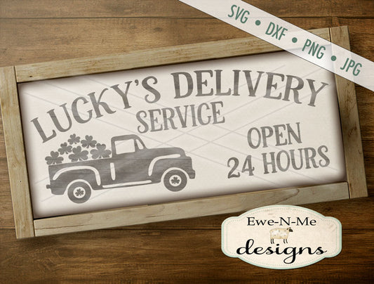 Luckys Delivery Truck - SVG