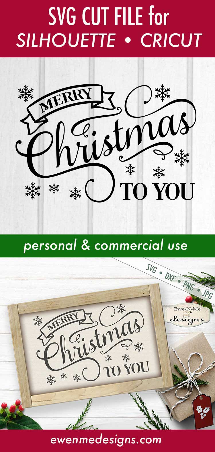 Merry Christmas to You - SVG