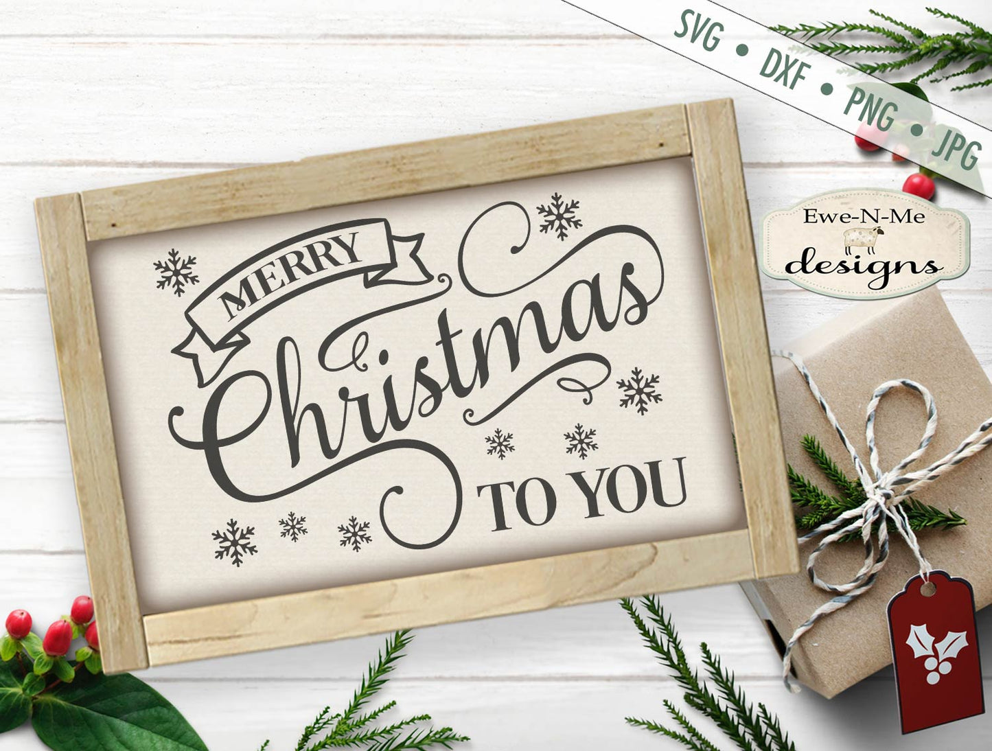 Merry Christmas to You - SVG