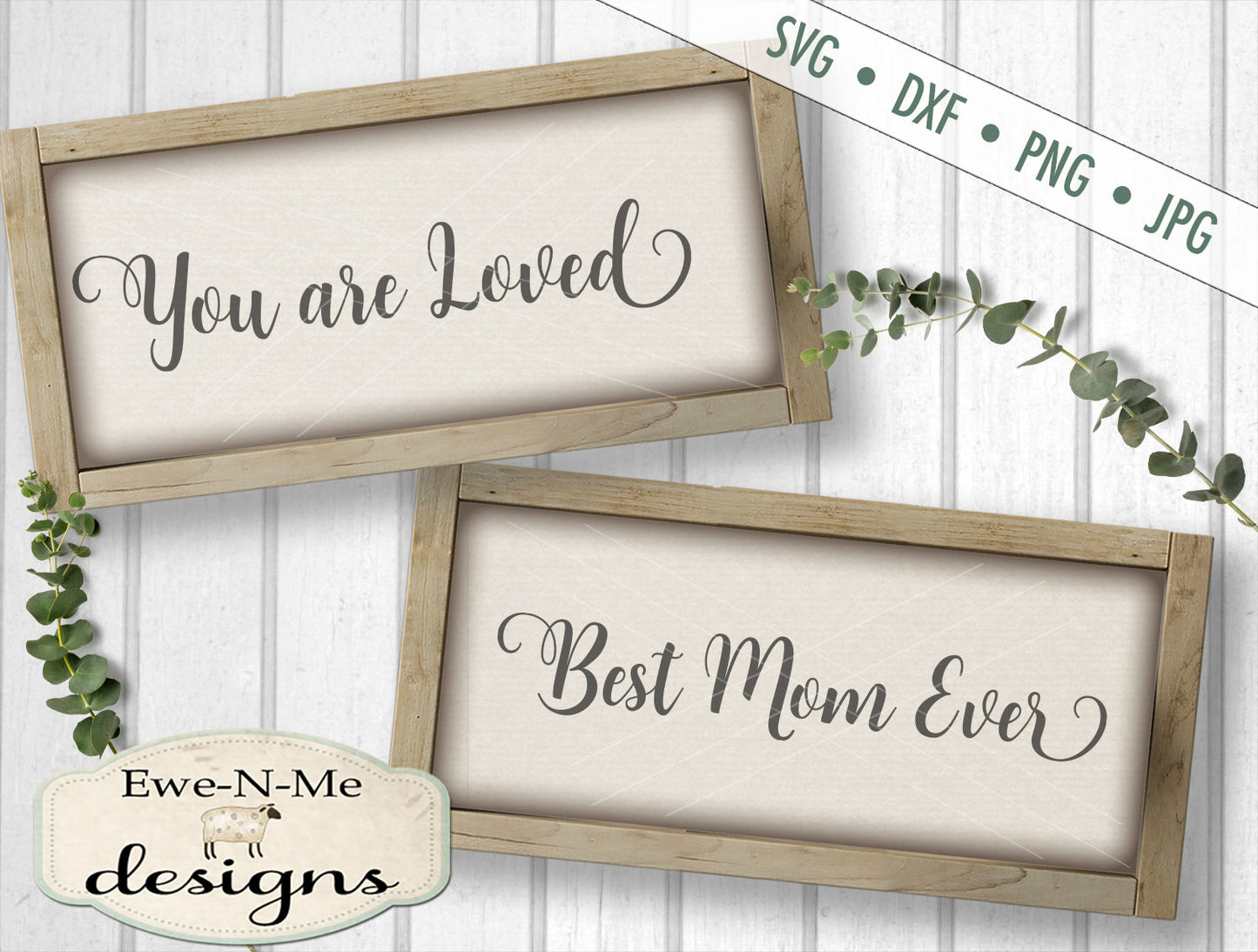 Mother's Day Words - SVG