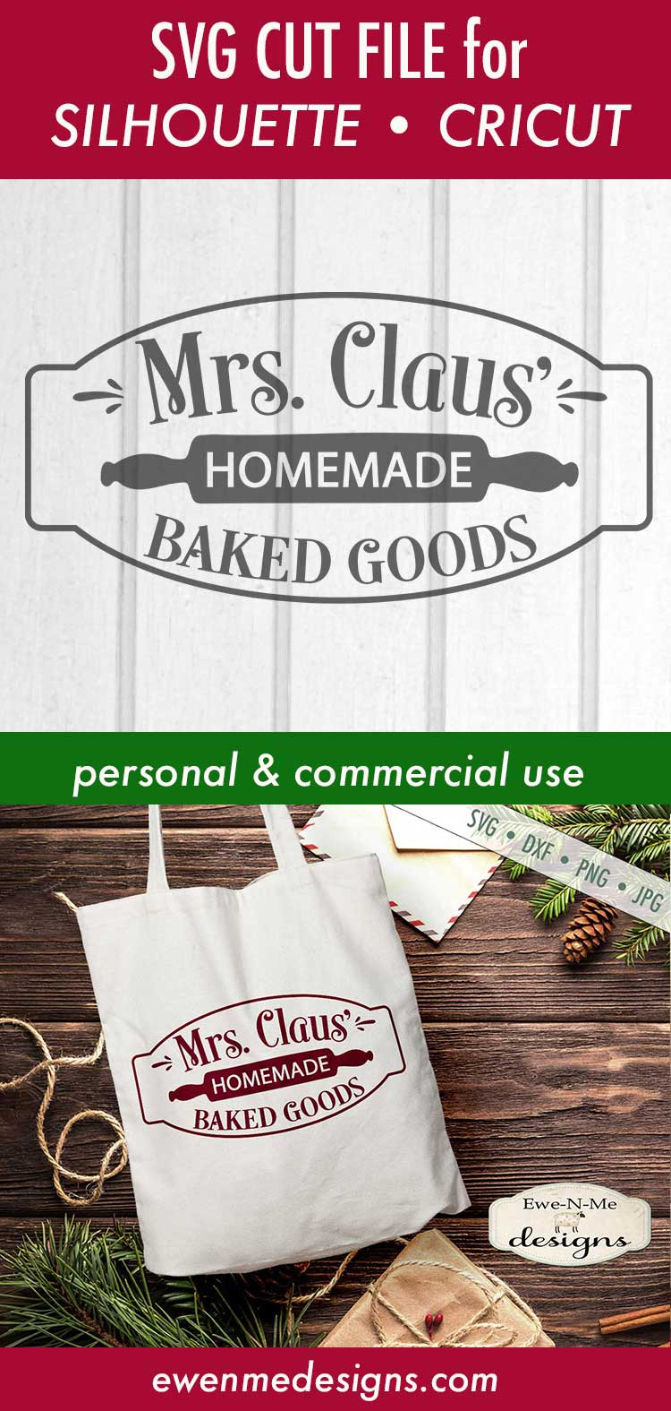 Mrs Claus' Baked Goods - SVG