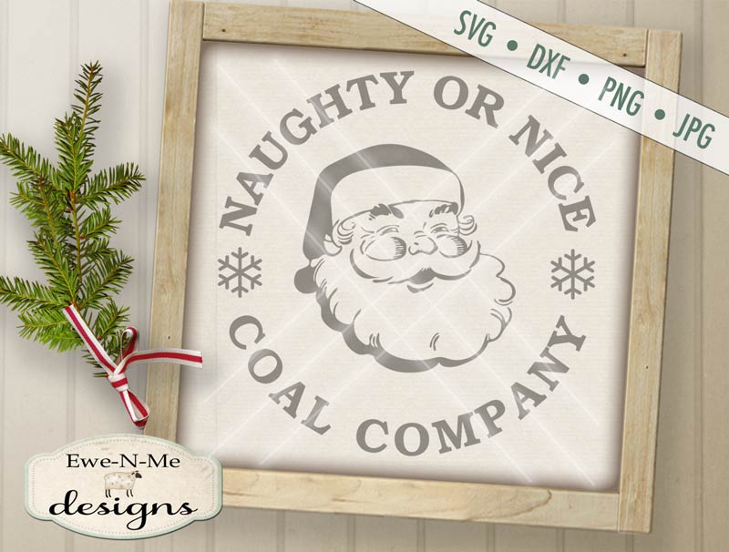 Naughty or Nice Coal Company - SVG