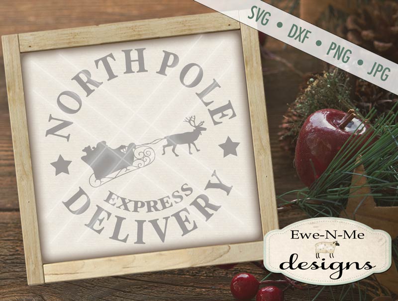 North Pole Delivery - SVG