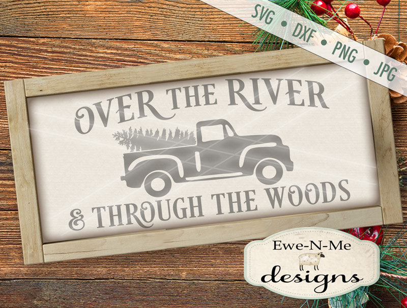 Over The River Through The Woods - SVG