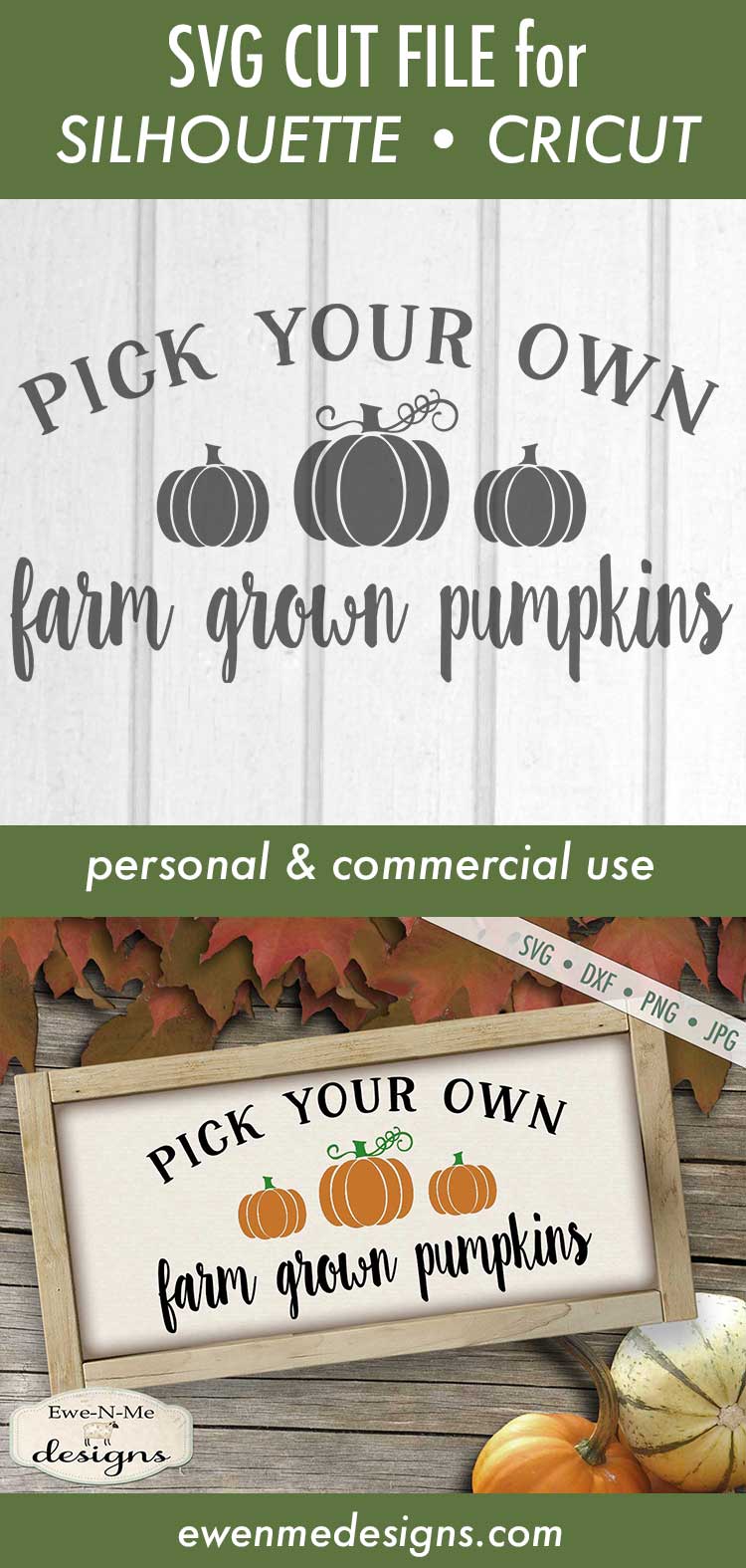Pick Your Own Pumpkins - SVG