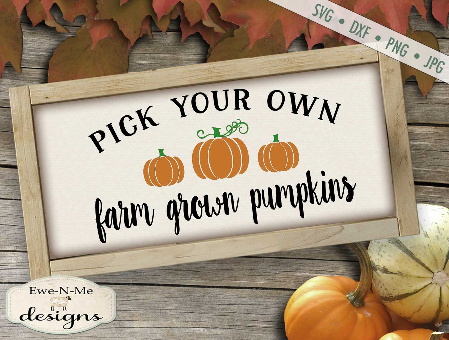 Pick Your Own Pumpkins - SVG