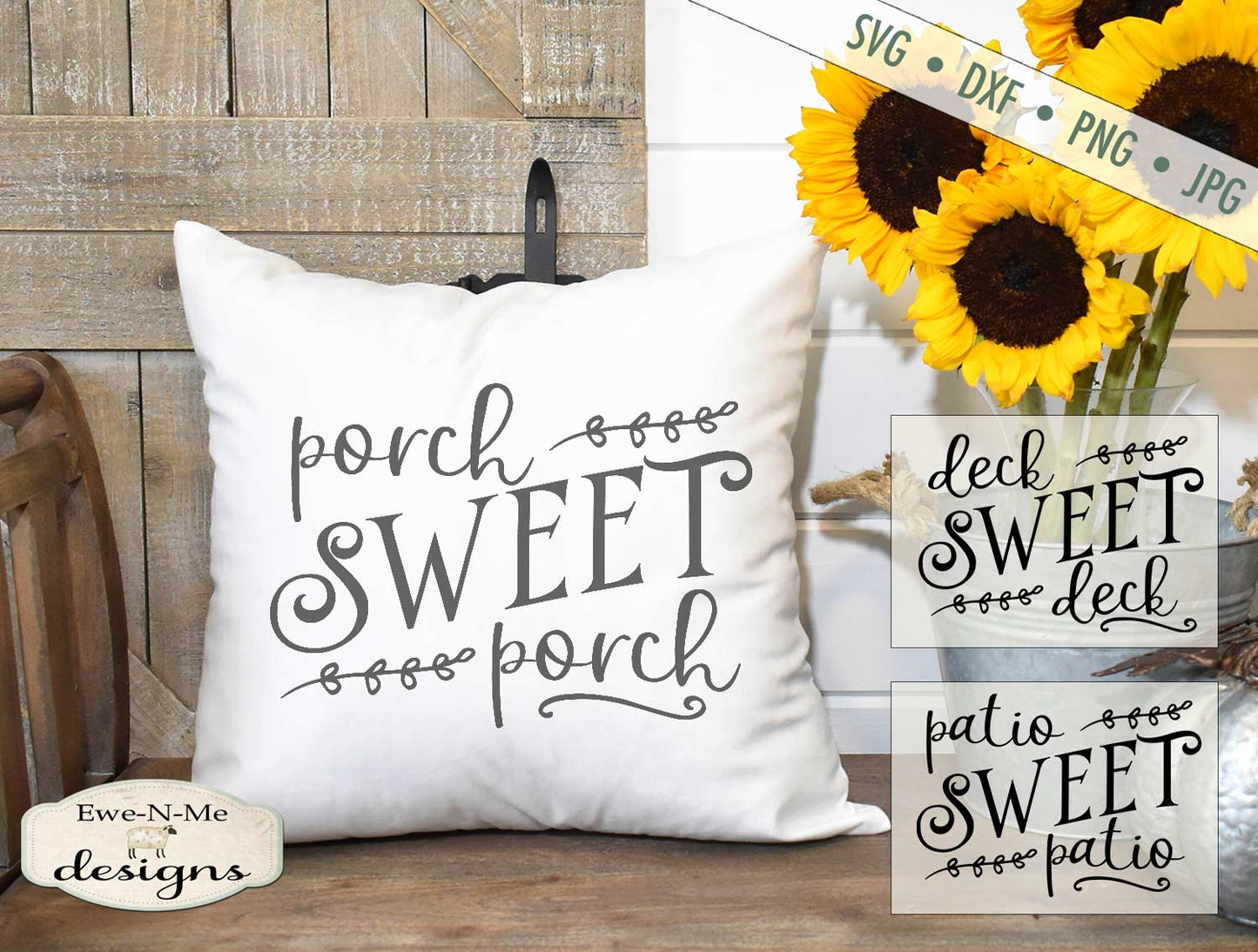 Porch Sweet Porch - Deck Patio  - SVG