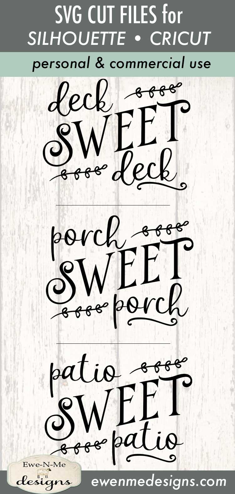 Porch Sweet Porch - Deck Patio  - SVG