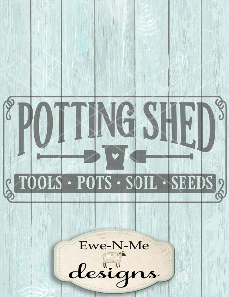 Potting Shed - SVG