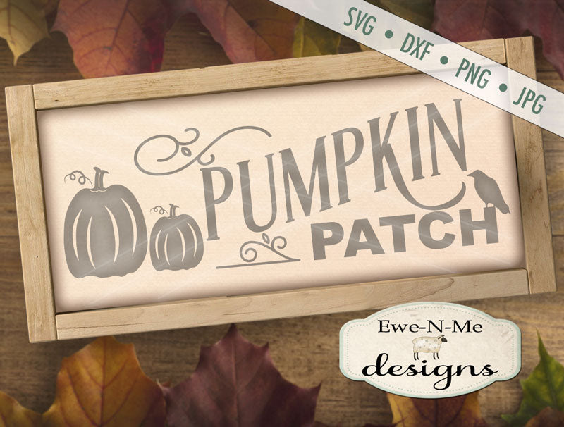 Pumpkin Patch Crow - SVG
